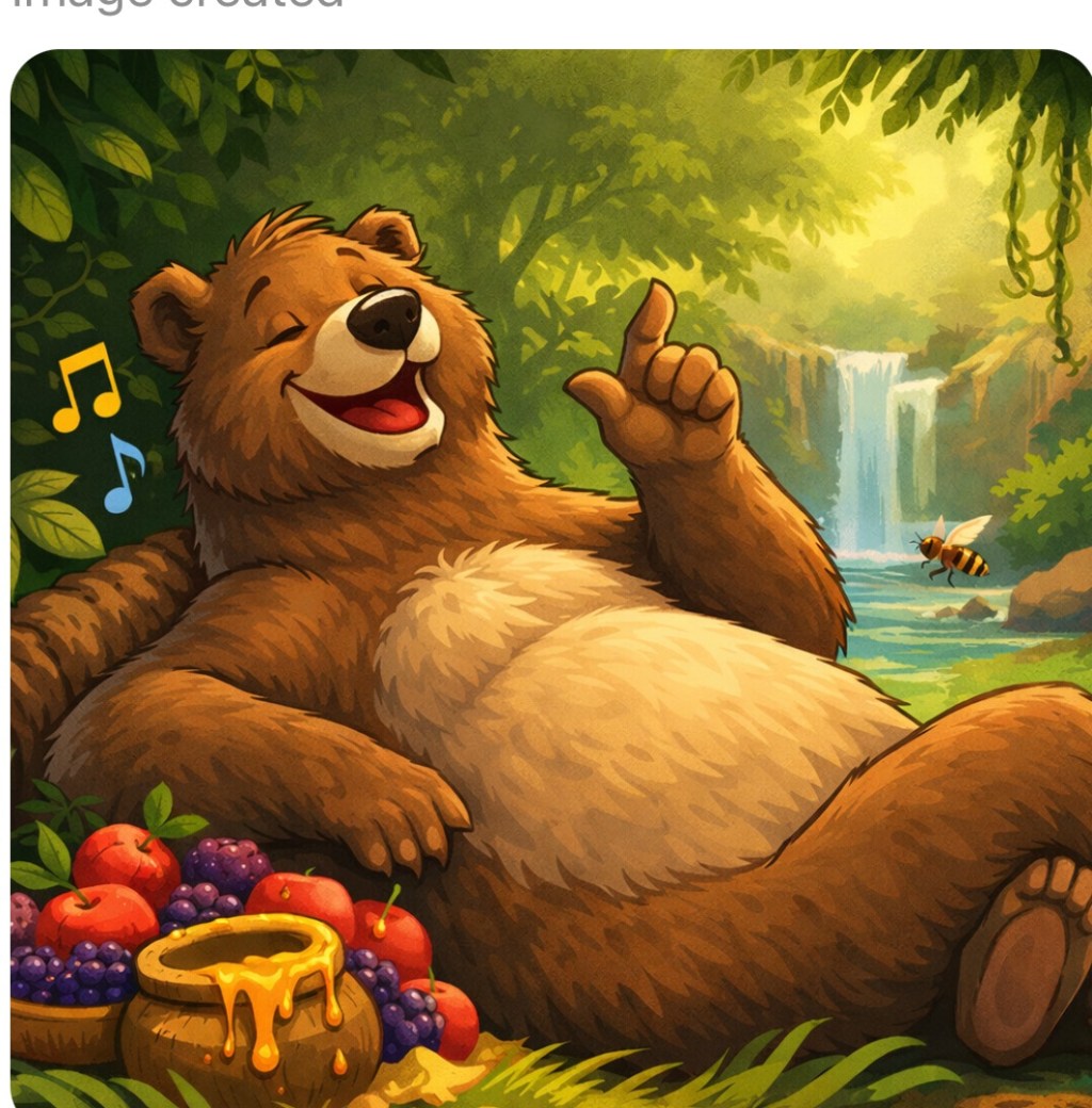 voi vedeti ce zice ursul asta&nbsp;aici?!