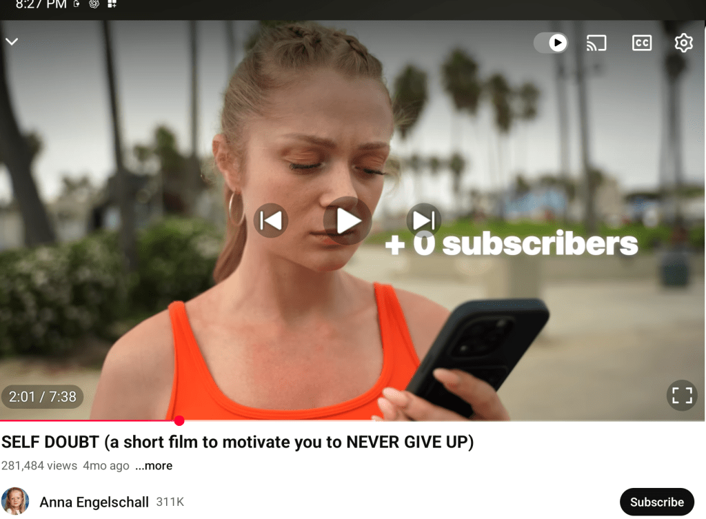 despre auto-sabotare – indoiala de&nbsp;sine